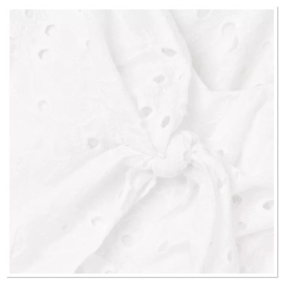 Lilly Pulitzer Midi Dress Elegant White Eyelet Dress Size 16 - Picture 4 of 5